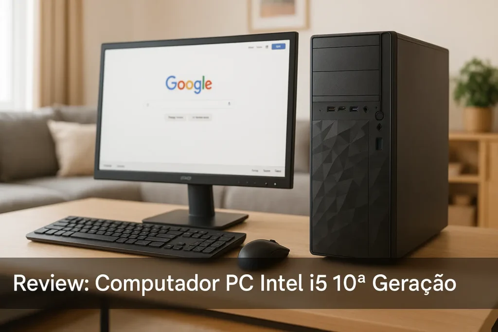 Computador PC Intel i5 10ª Geração: Desempenho Ágil com 16GB e SSD