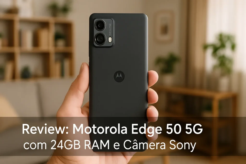Motorola Edge 50 5G com 24GB RAM e Câmera Sony