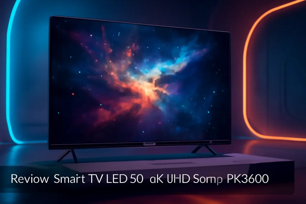 Smart TV LED 50" 4K UHD Semp RK8600 - Roku, Alexa, Wifi