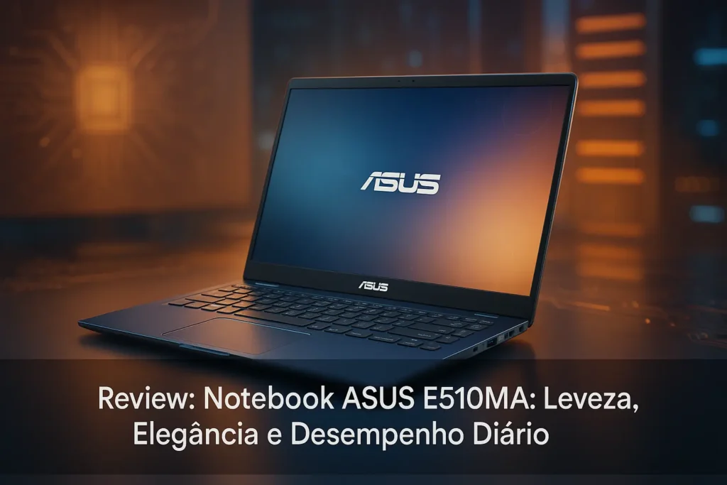 Notebook ASUS E510MA: Leveza, Elegância e Desempenho Diário