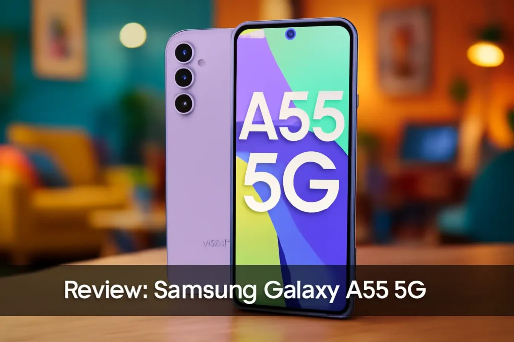Samsung Galaxy A55 5G: Câmera Tripla de 50MP, Super AMOLED 120Hz