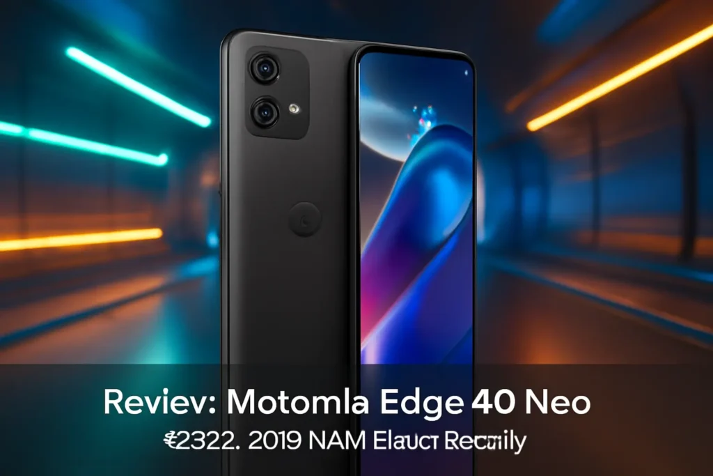 Smartphone Motorola Edge 40 Neo 256GB 8GB RAM Black Beauty: Performance e Design Inovador