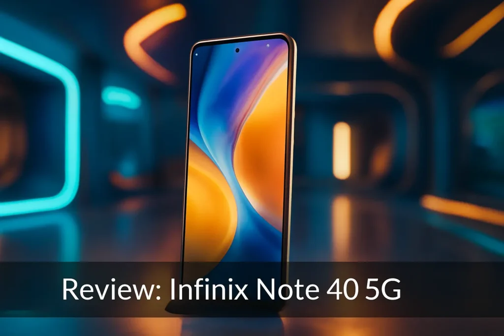 Smartphone Infinix Note 40 5G: Desempenho e Câmera Profissional