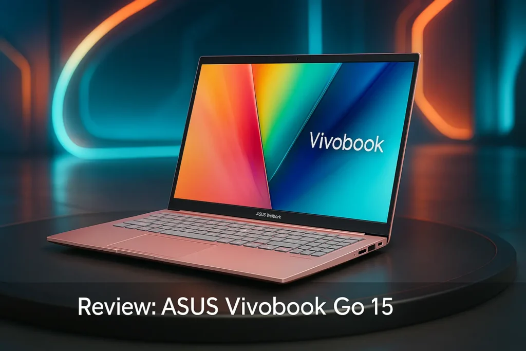 Notebook ASUS Vivobook GO 15: Leveza e Estilo em Rosa