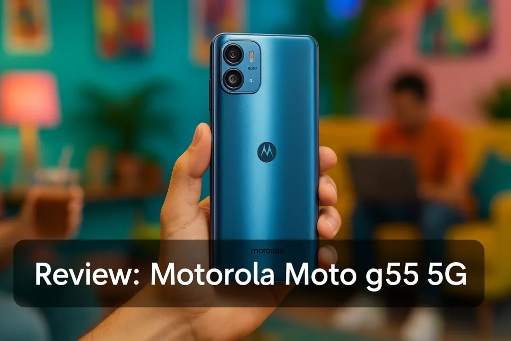 Smartphone Motorola Moto g55 5G: Superbrilho e Desempenho Inteligente