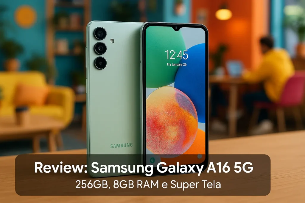 Samsung Galaxy A16 5G: 256GB, 8GB RAM e Super Tela