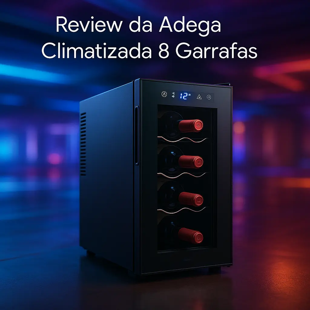As 5 Melhores Opções de adega climatizada 8 garrafas