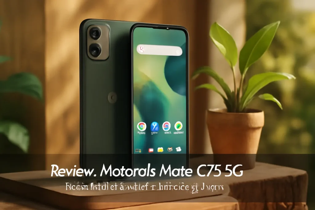 Smartphone Motorola Moto G75 5G: Poder e Resistência em Suas Mãos