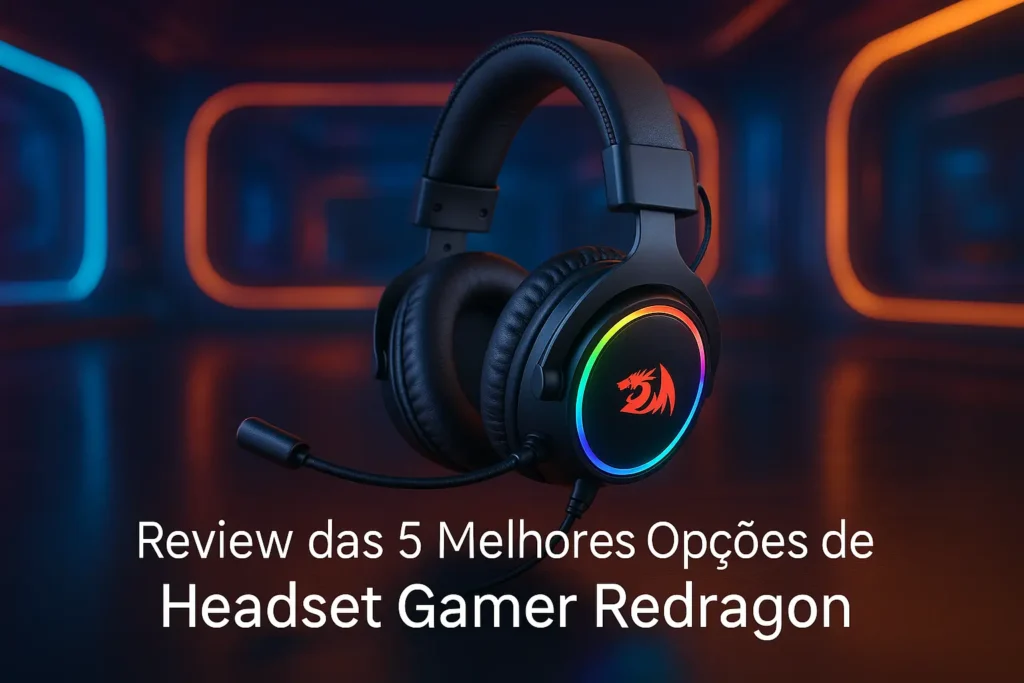 As 5 Melhores Opções de headset gamer Redragon