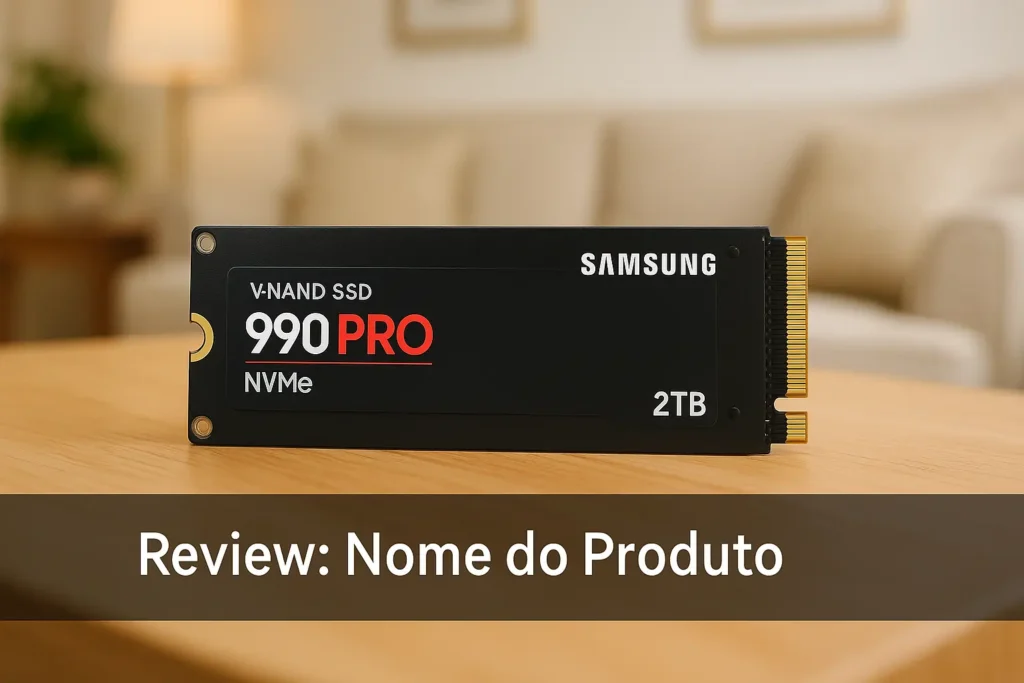 Samsung SSD NVMe 990 PRO 2TB: Velocidade Incrível e Alta Eficiência