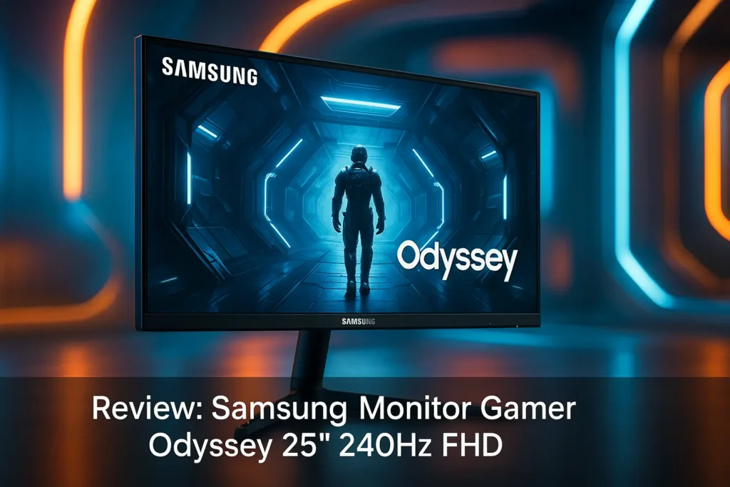 Samsung Monitor Gamer Odyssey 25" 240Hz FHD: Velocidade e Precisão