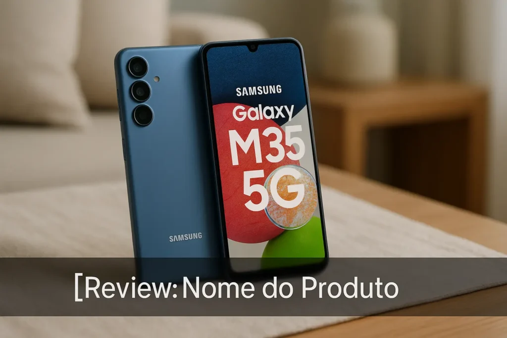 Samsung Galaxy M35 5G com Nightography e Tela 120Hz