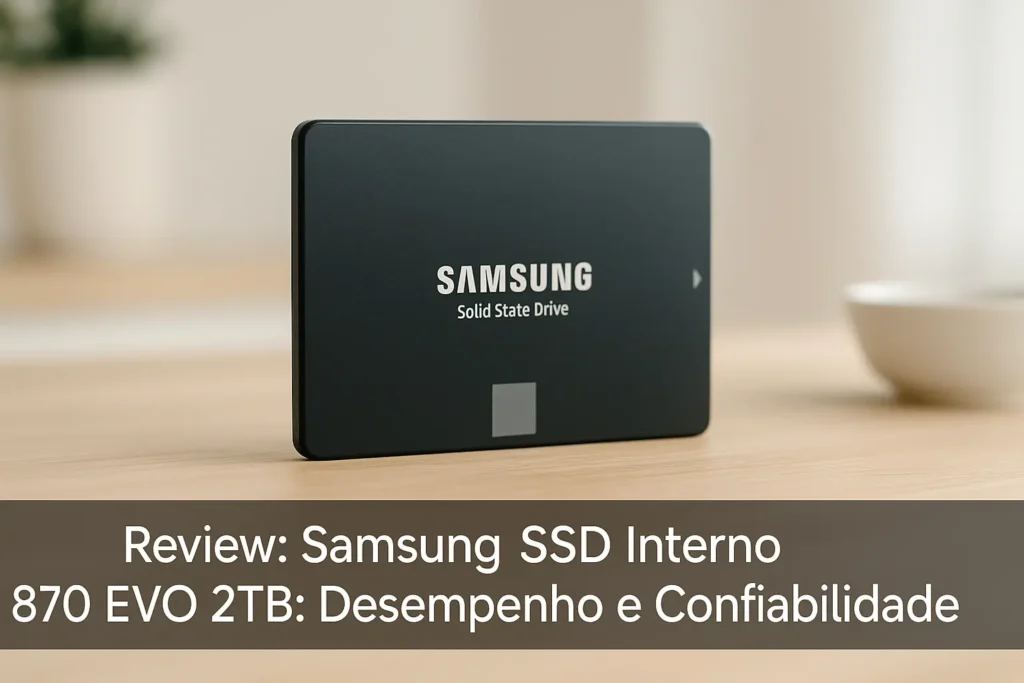 Samsung SSD Interno 870 EVO 2TB: Desempenho e Confiabilidade