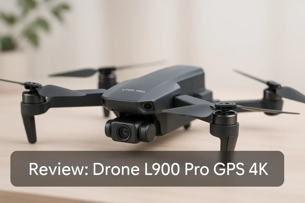 Drone L900 Pro Gps 4K: Dupla Câmera e Alcance de 1,2 km