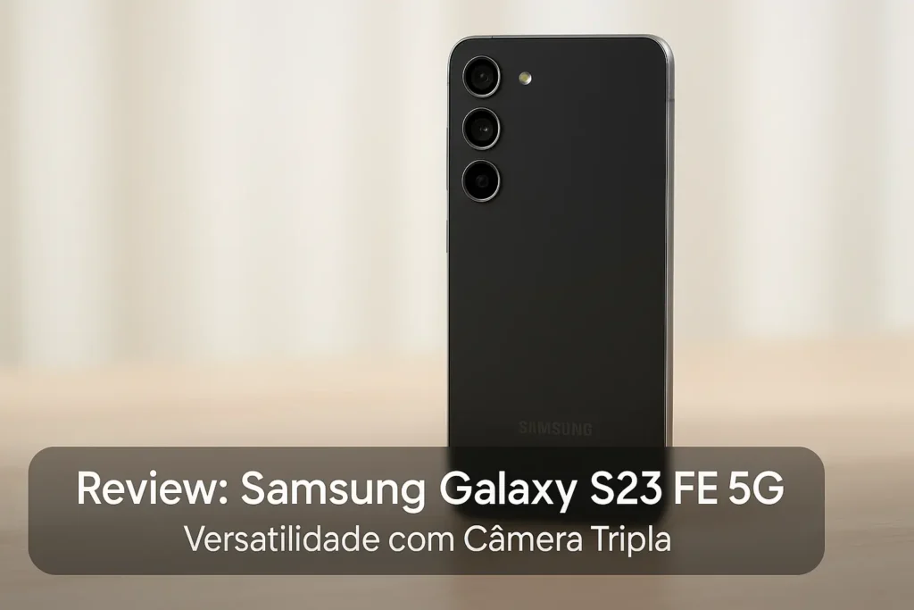 Samsung Galaxy S23 FE 5G: Versatilidade com Câmera Tripla
