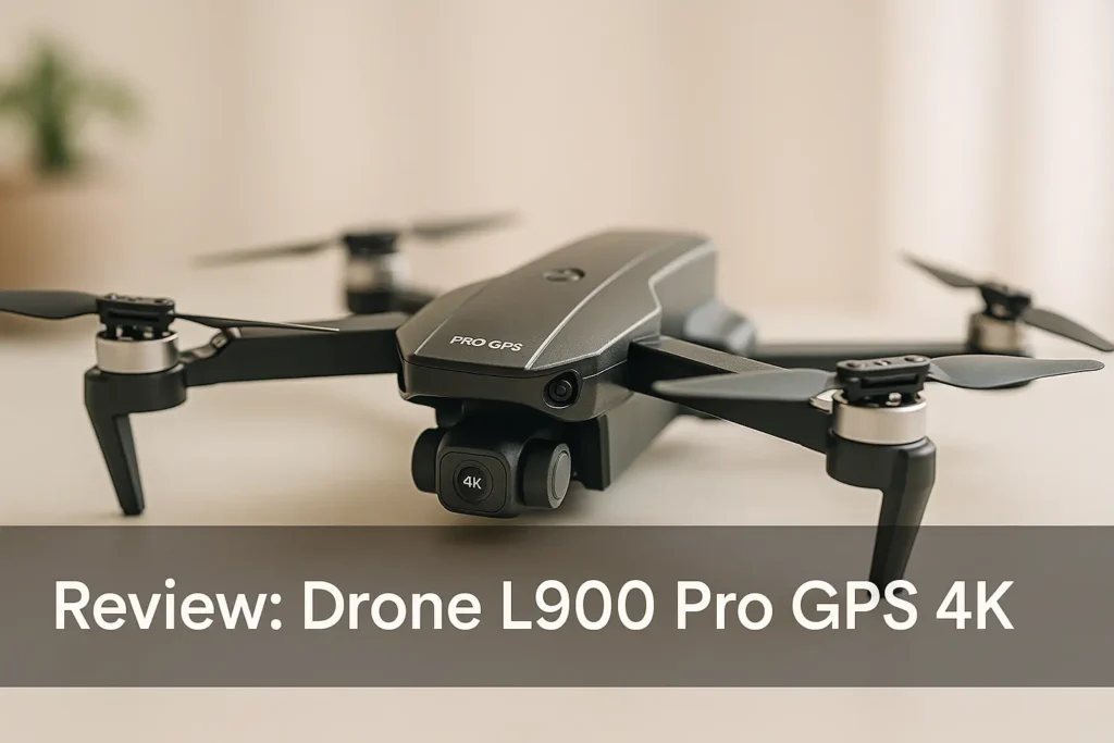 Drone L900 Pro GPS 4K: dupla câmera e alcance de 1,2 km
