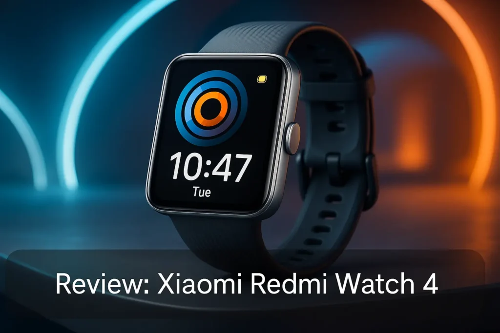 Smartwatch Xiaomi Redmi Watch 4: tela grande e bateria duradoura