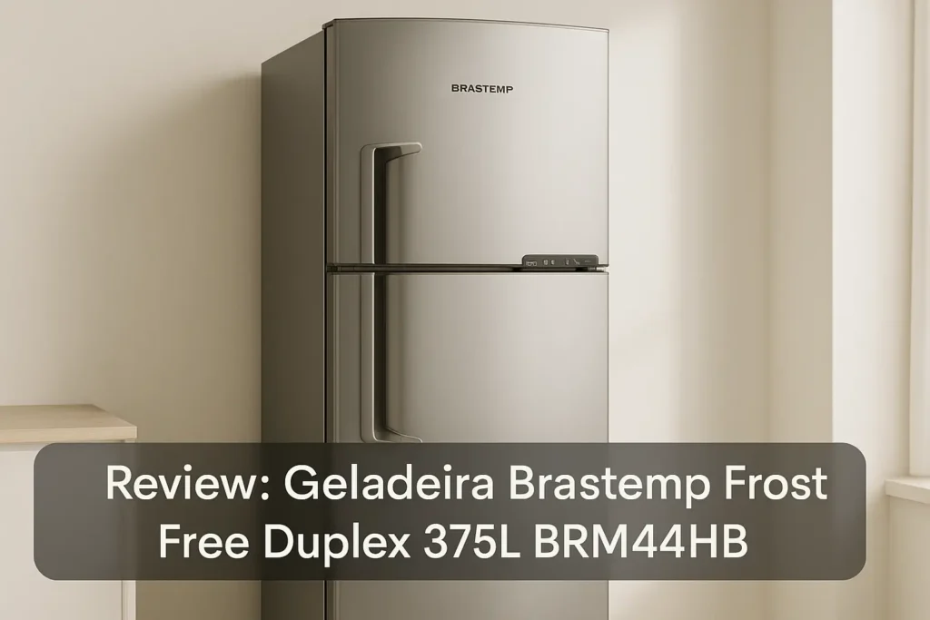 Geladeira Brastemp Frost Free Duplex 375L BRM44HB