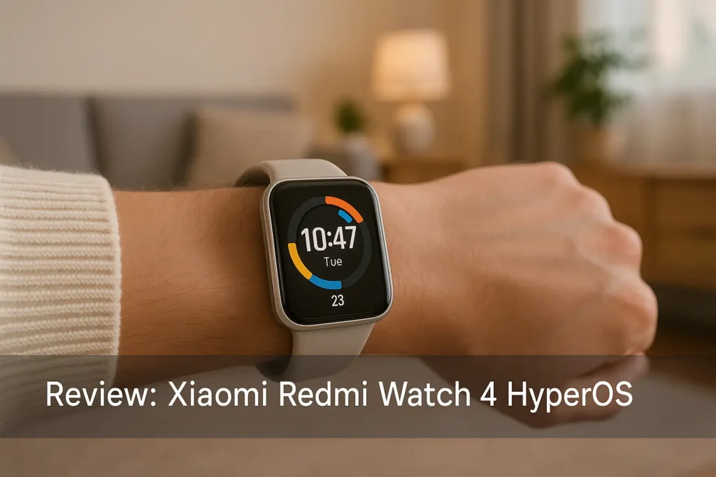 Xiaomi Redmi Watch 4 Hyper OS: leve, rápido e completo