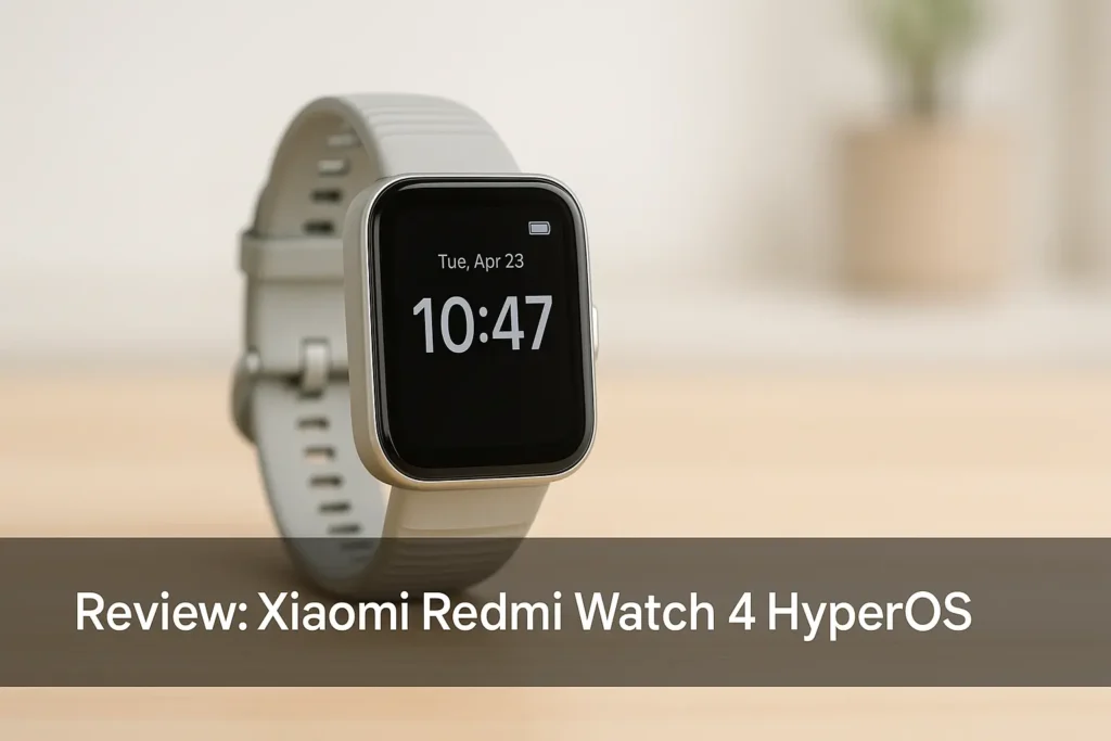 Xiaomi Redmi Watch 4 Hyper OS: leve, rápido e confiável