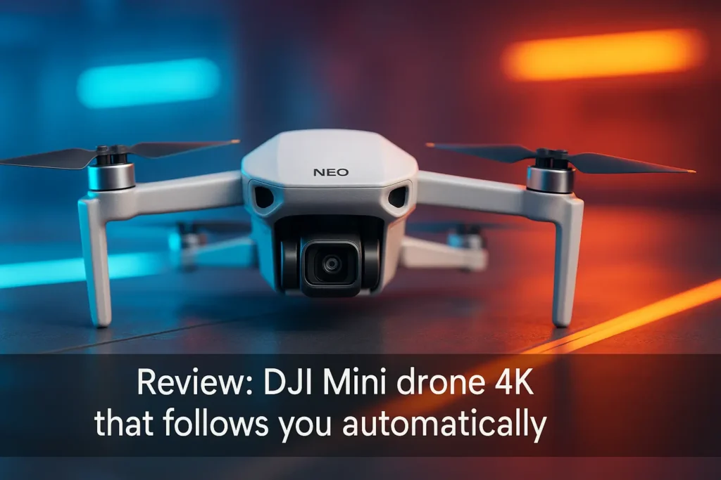 DJI Neo: mini drone 4K que segue você automaticamente
