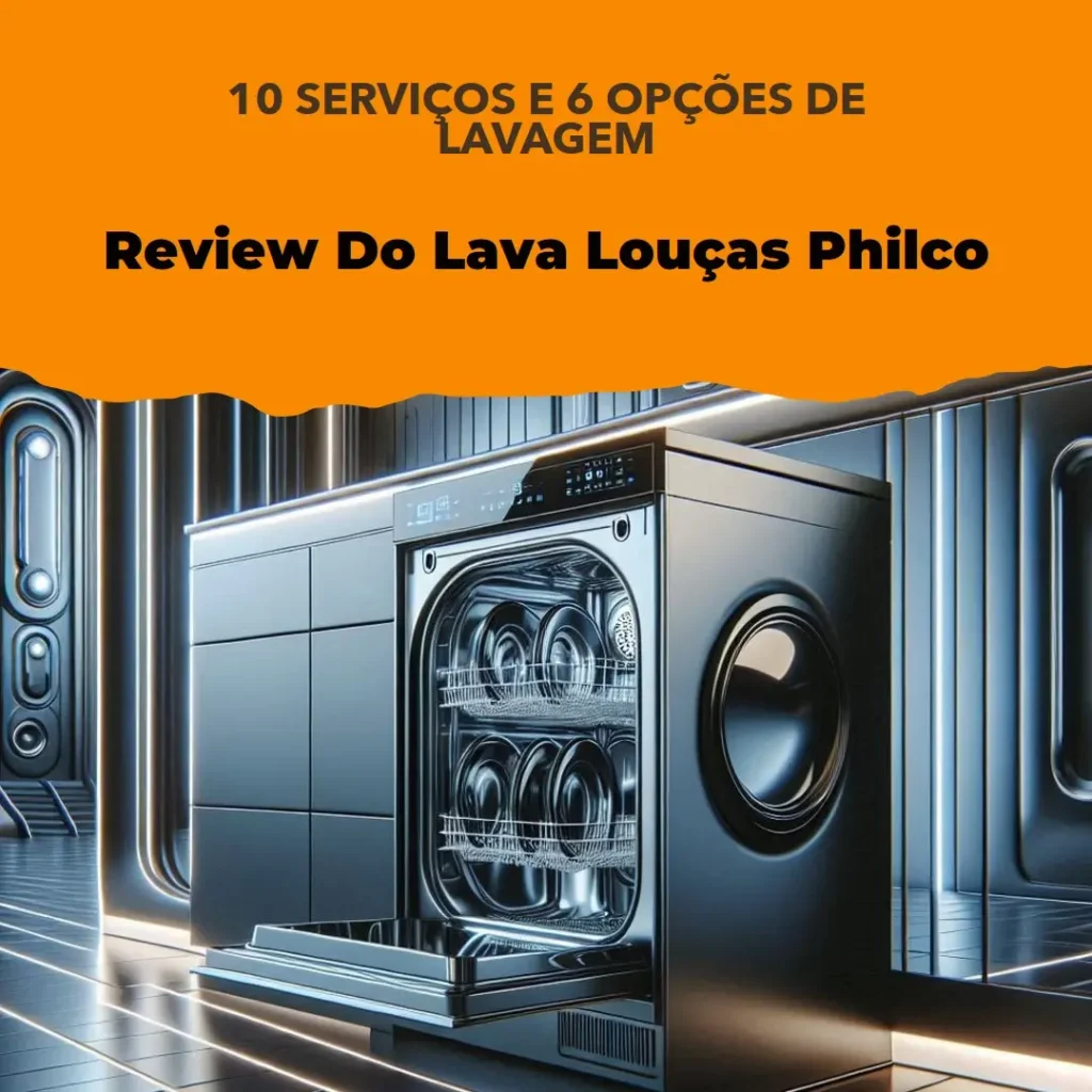 Lava Louças Philco PLL10 10 Serviços 6 Opções de Lavagem 220V