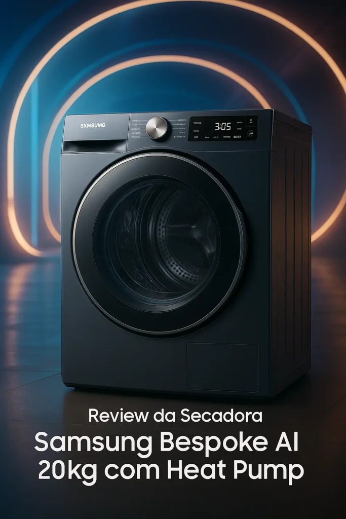 Secadora Samsung Bespoke AI 20kg com Heat Pump