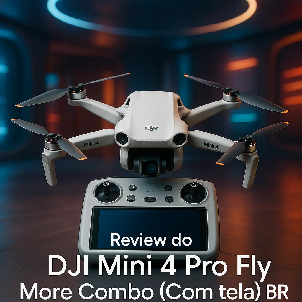 Drone DJI Mini 4 Pro Fly More Combo (Com tela) BR - DJI043: Potência e Desempenho Aéreo Sem Limites