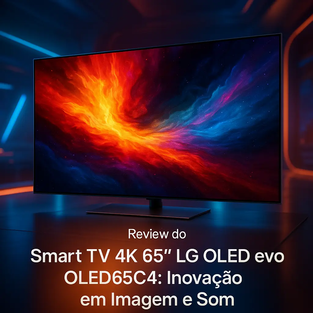 Smart TV 4K 65" LG OLED evo OLED65C4: Inovação em Imagem e Som