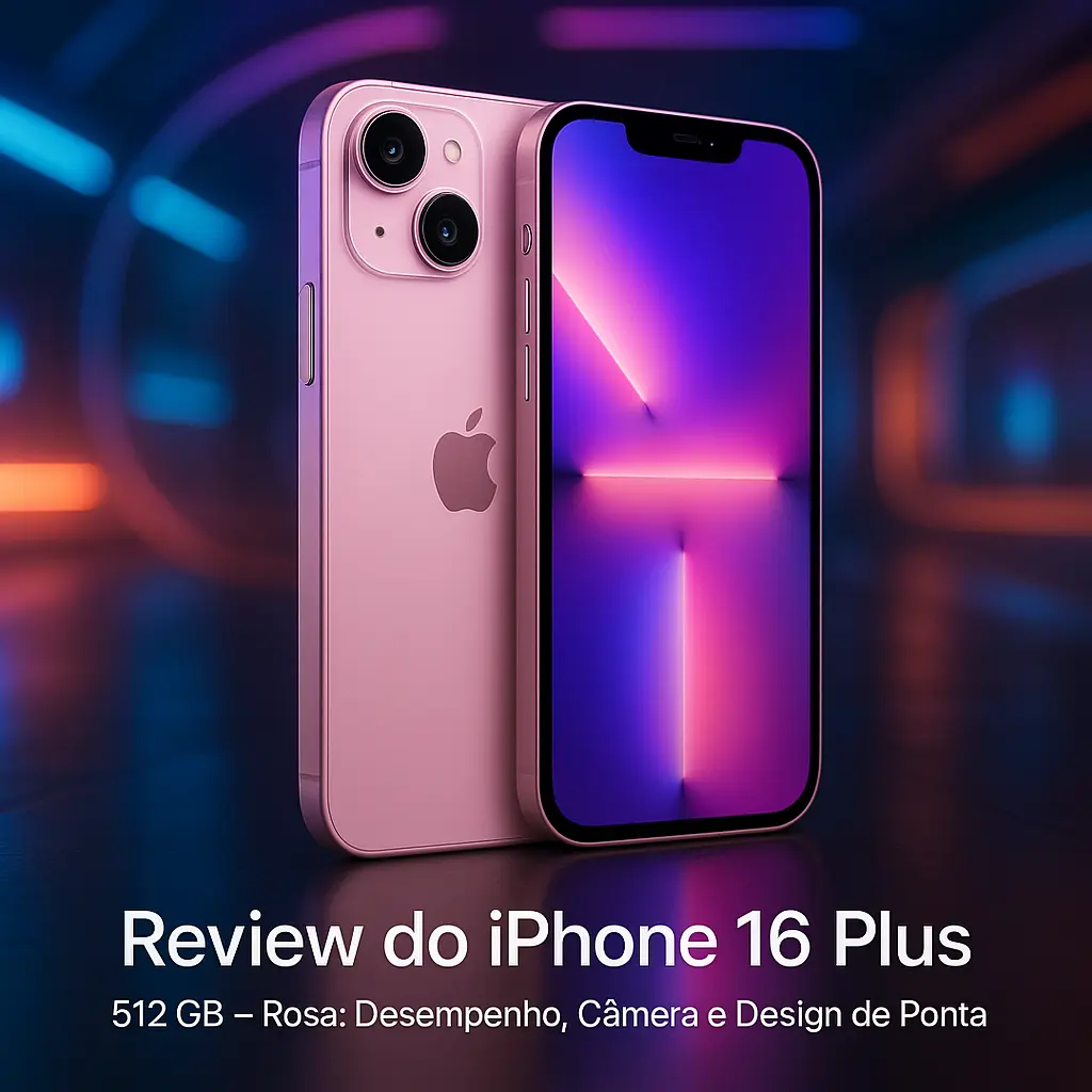 Apple iPhone 16 Plus (512 GB) – Rosa: Desempenho, Câmera e Design de Ponta