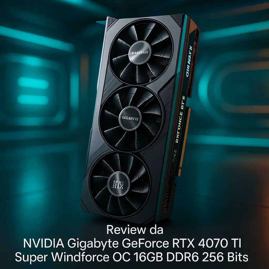 Placa de Vídeo NVIDIA Gigabyte GeForce RTX 4070 TI Super Windforce OC 16GB DDR6 256 Bits: Desempenho e Inovação para Gamers e Profissionais