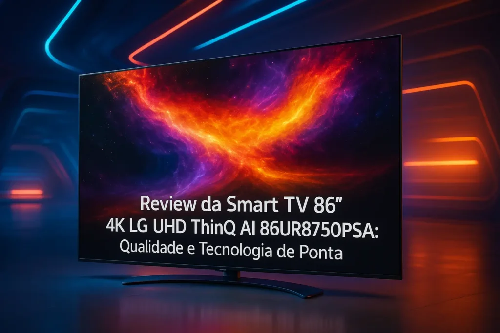 Smart TV 86" 4K LG UHD ThinQ AI 86UR8750PSA: Qualidade e Tecnologia de Ponta
