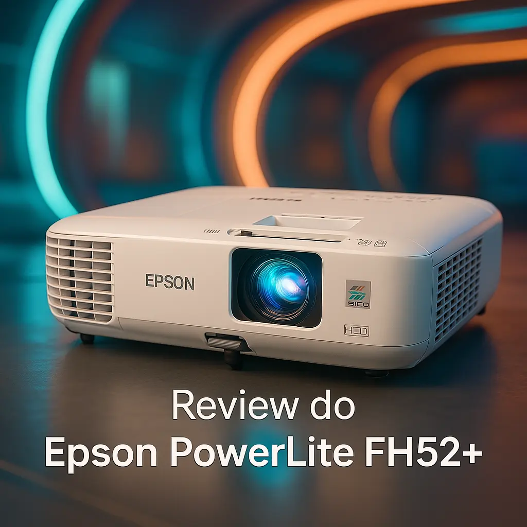 Projetor Epson Powerlite FH52+ com 4000 lúmens e Full HD