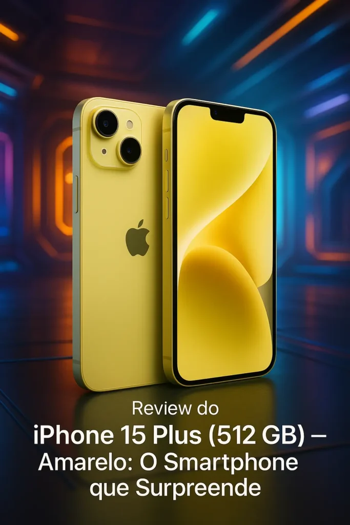 Apple iPhone 15 Plus (512 GB) — Amarelo: O Smartphone que Surpreende
