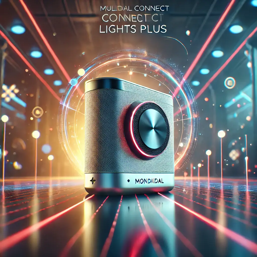 Caixa de Som Amplificada Mondial Connect Lights Plus: Som Potente e Conectividade Bluetooth