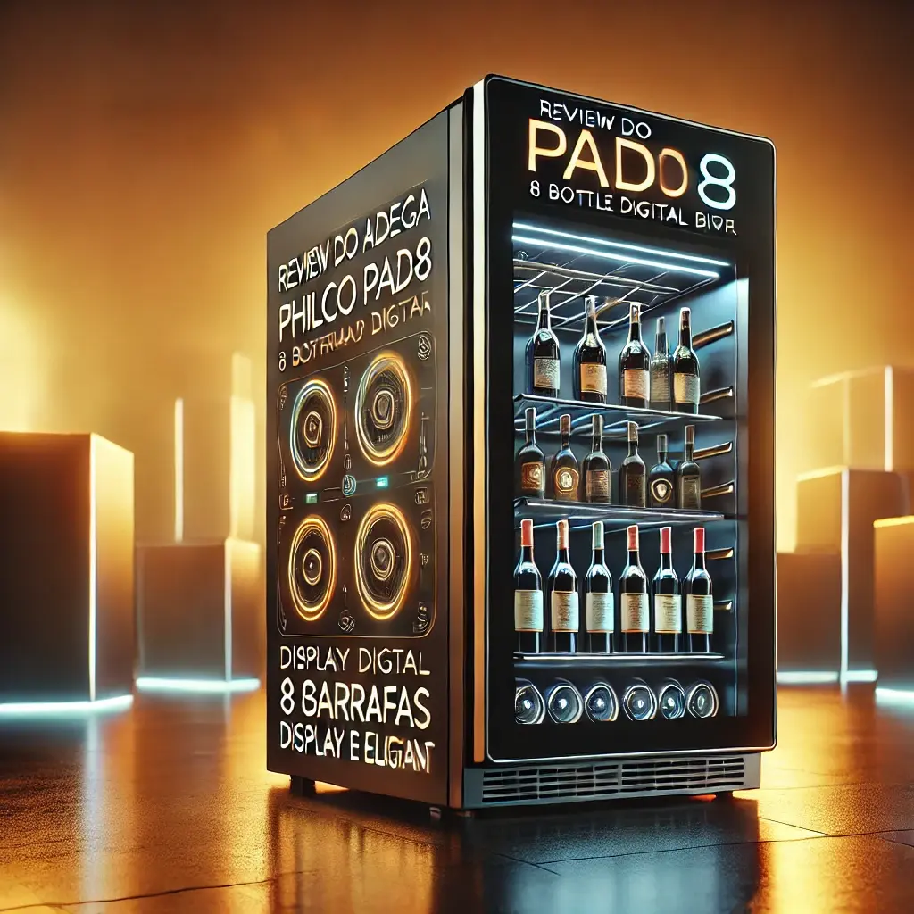 Adega Philco PAD8 8 Garrafas Display Digital BIV: Compacta, Eficiente e Elegante