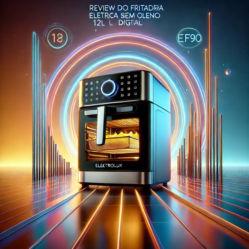 Fritadeira Elétrica sem Óleo Forno Oven Airfryer 12L Digital – Electrolux EAF90