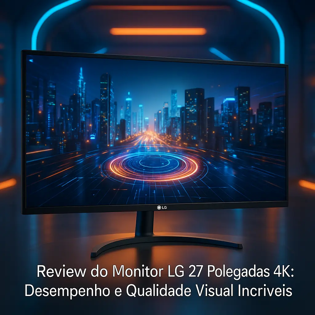 Monitor LG 27 Polegadas 4K: Desempenho e Qualidade Visual Incríveis