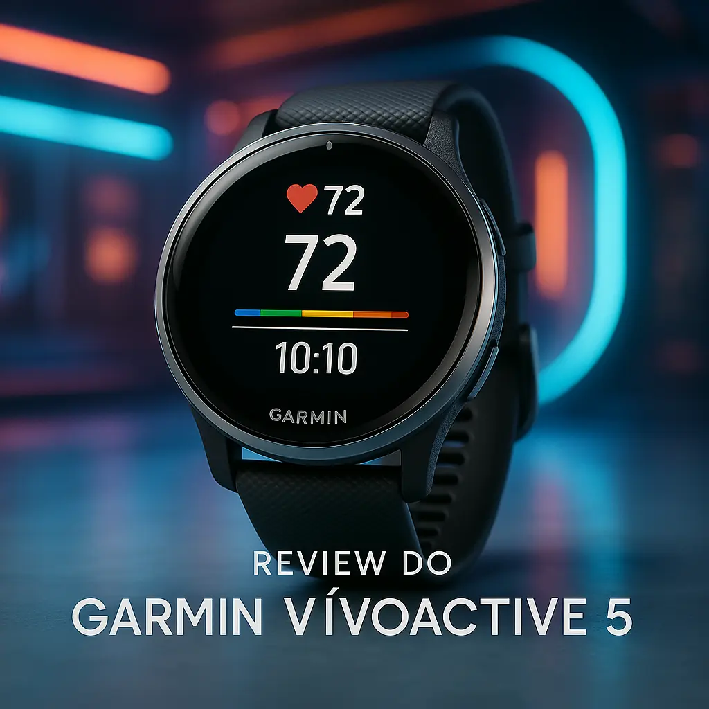 Garmin Vivoactive 5: Monitor Cardíaco com GPS e Estilo Sofisticado