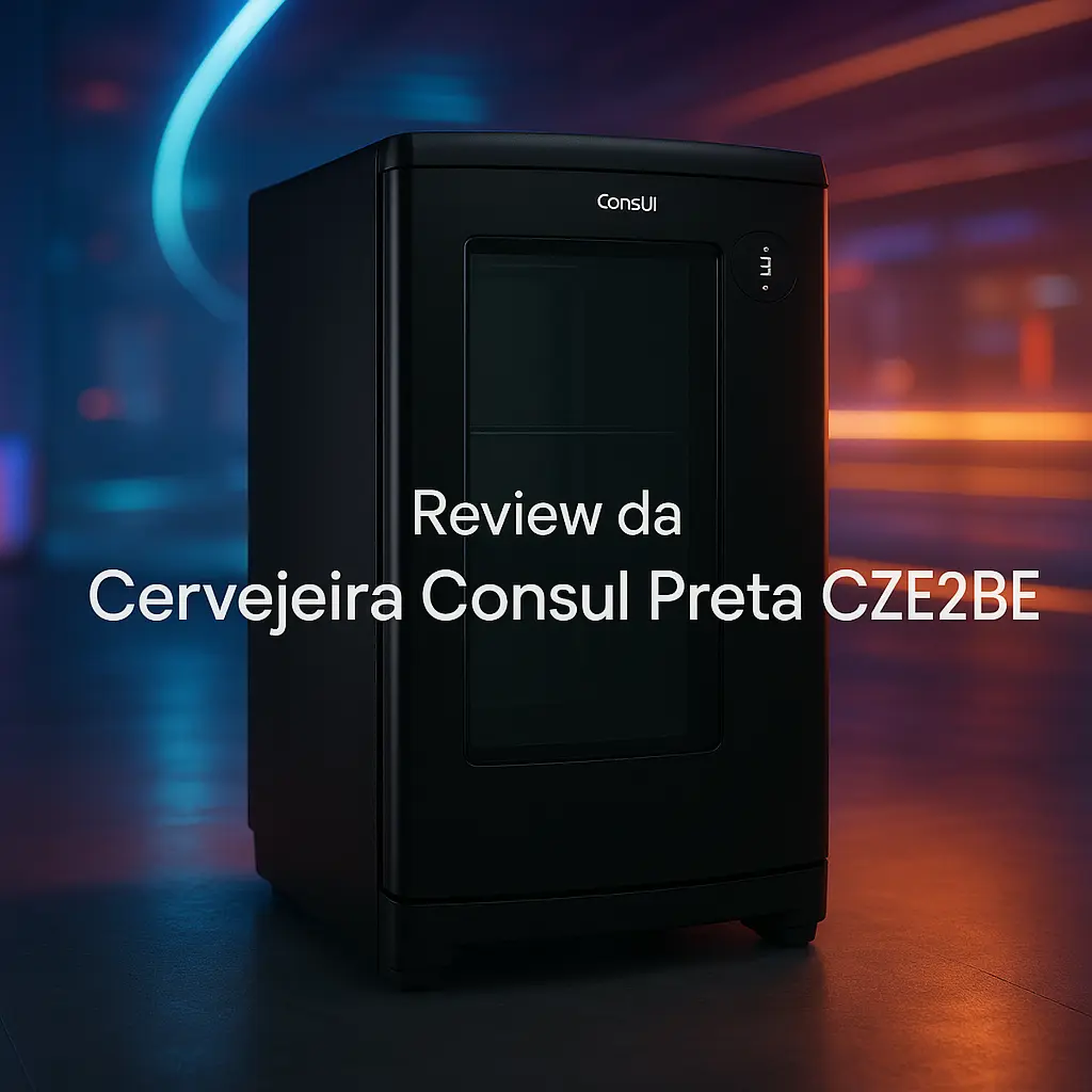 Cervejeira Consul Preta CZE12BE: Compacta, Estilosa e Eficiente