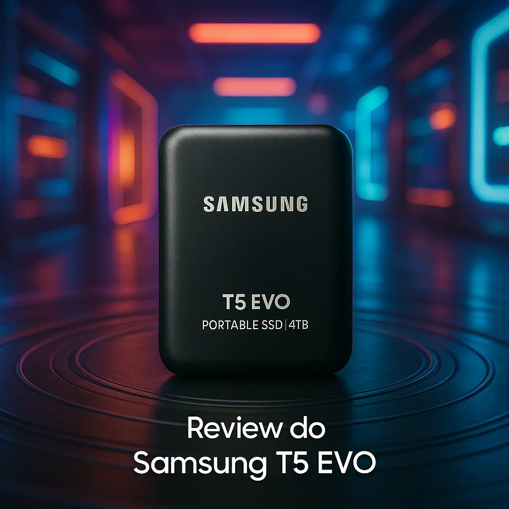 Samsung T5 EVO SSD portátil 4TB: performance confiável e compacta