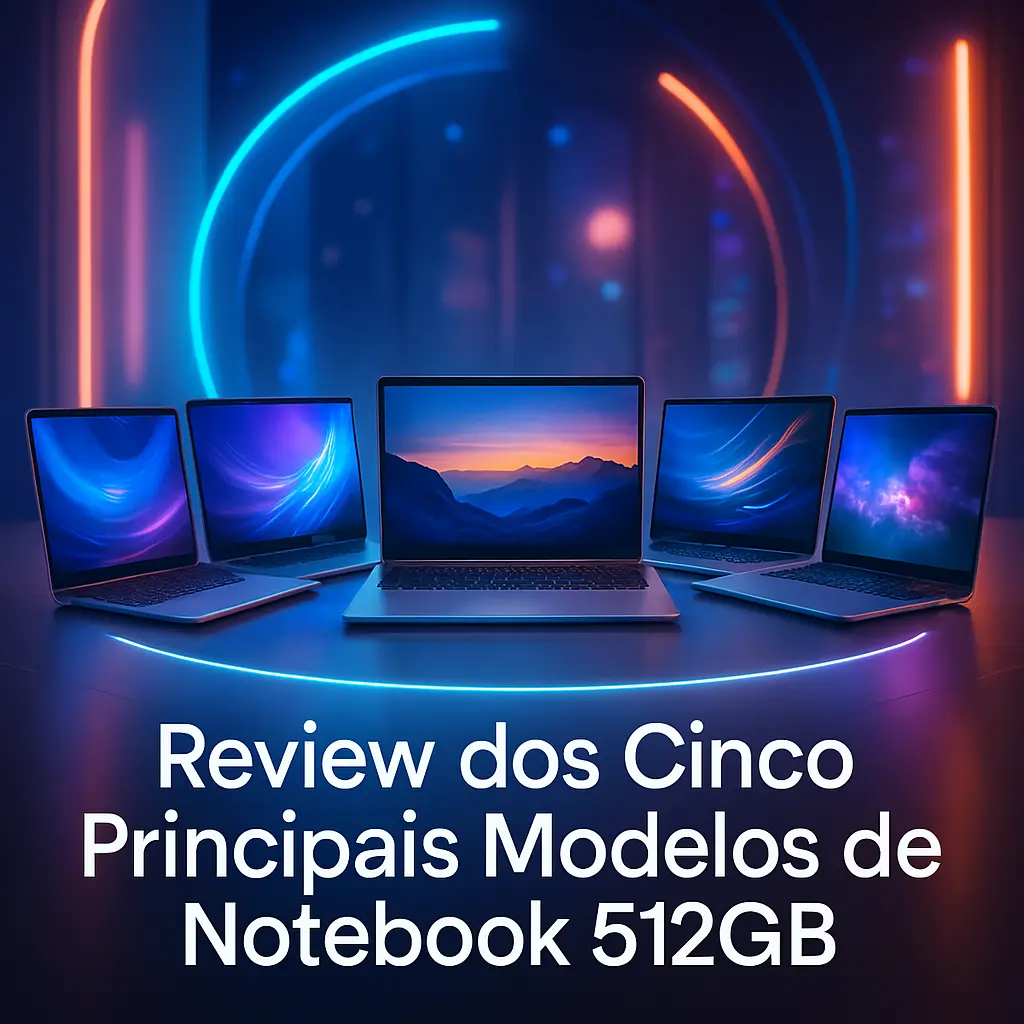 Cinco Principais Modelos de notebook 512gb