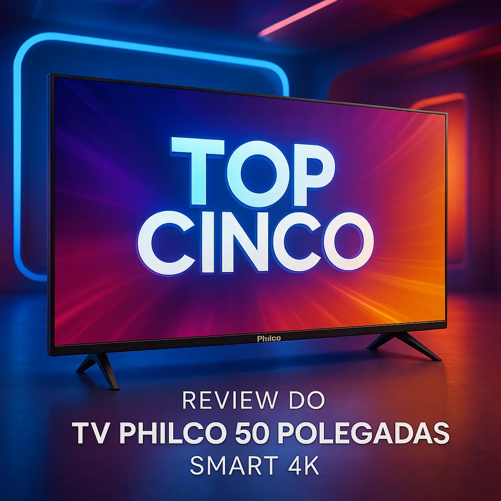 Top Cinco TV Philco 50 polegadas smart 4K