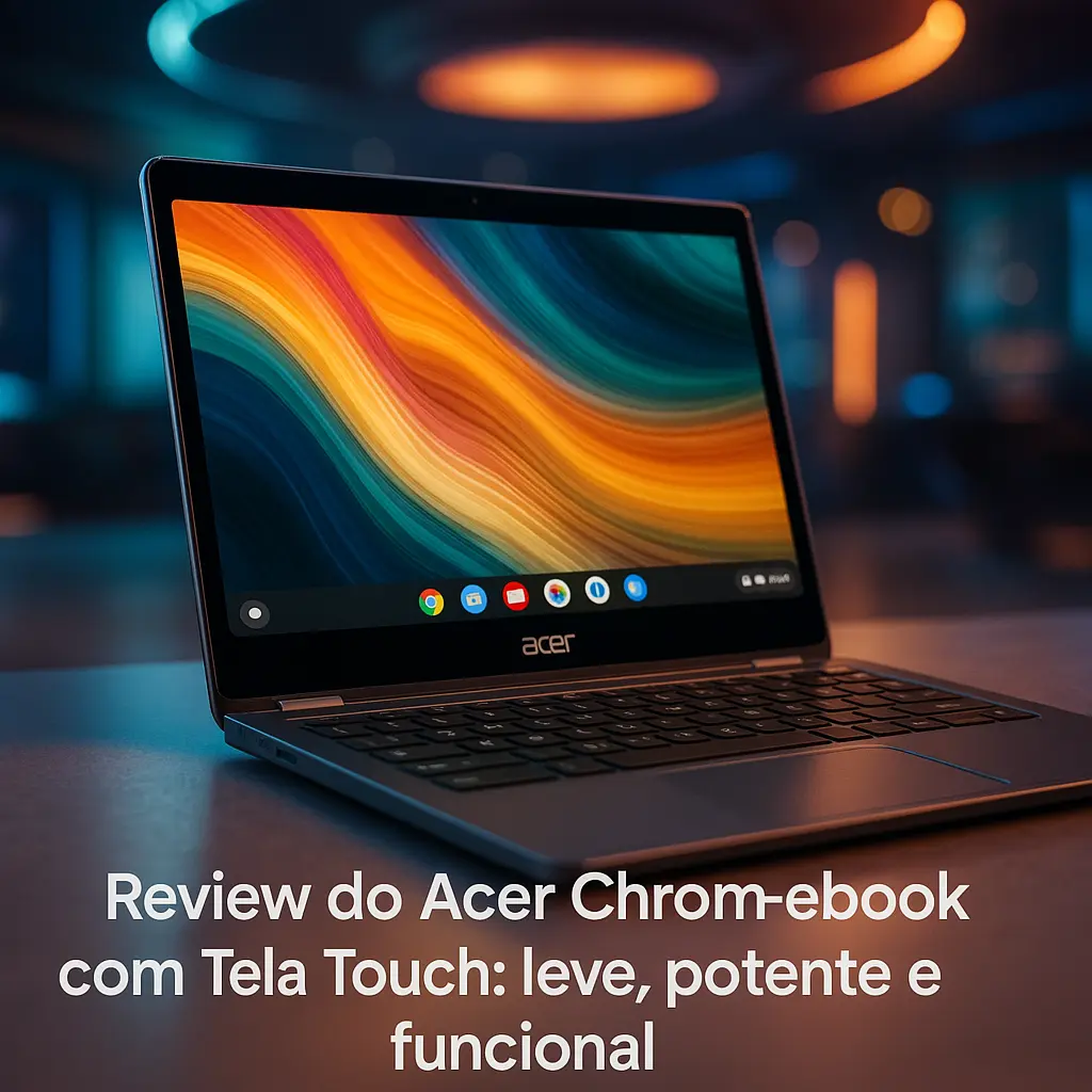 Acer Chromebook com Tela Touch: leve, potente e funcional