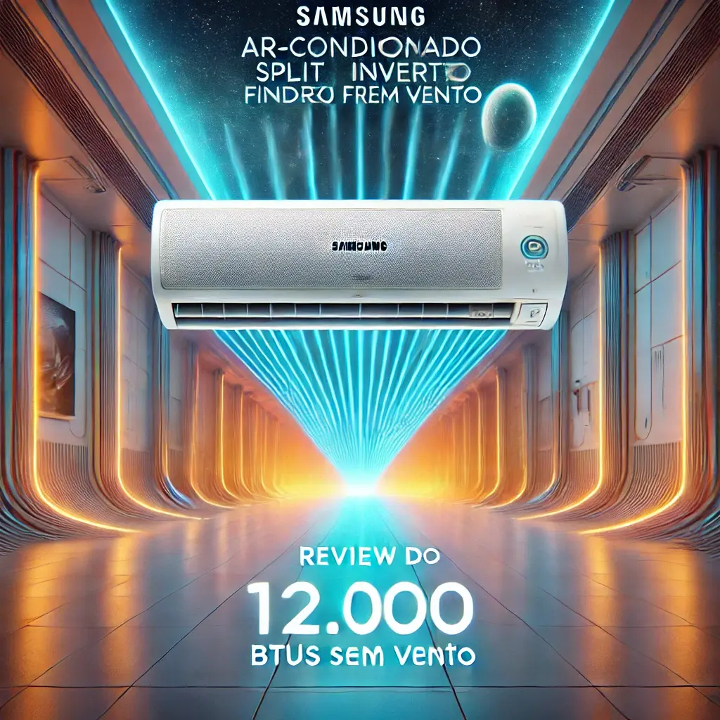 Samsung Ar-condicionado Split Inverter WindFree AI 12.000 BTUs Frio Sem Vento