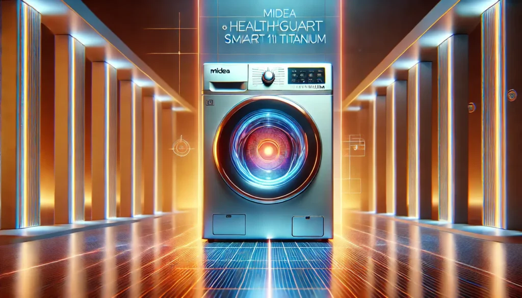 Lavadora Midea HealthGuard Smart 11kg Titanium: Performance e Conectividade