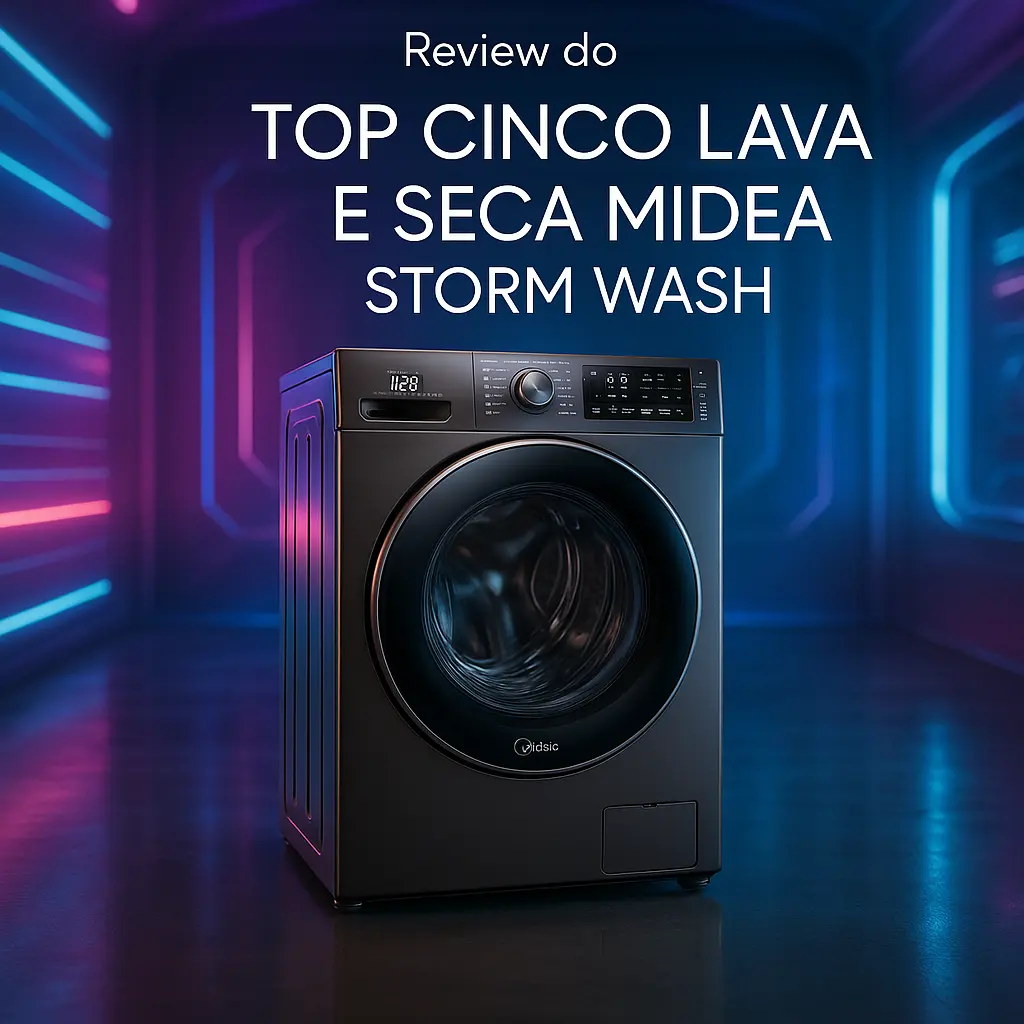 Top Cinco Lava E Seca Midea Storm Wash