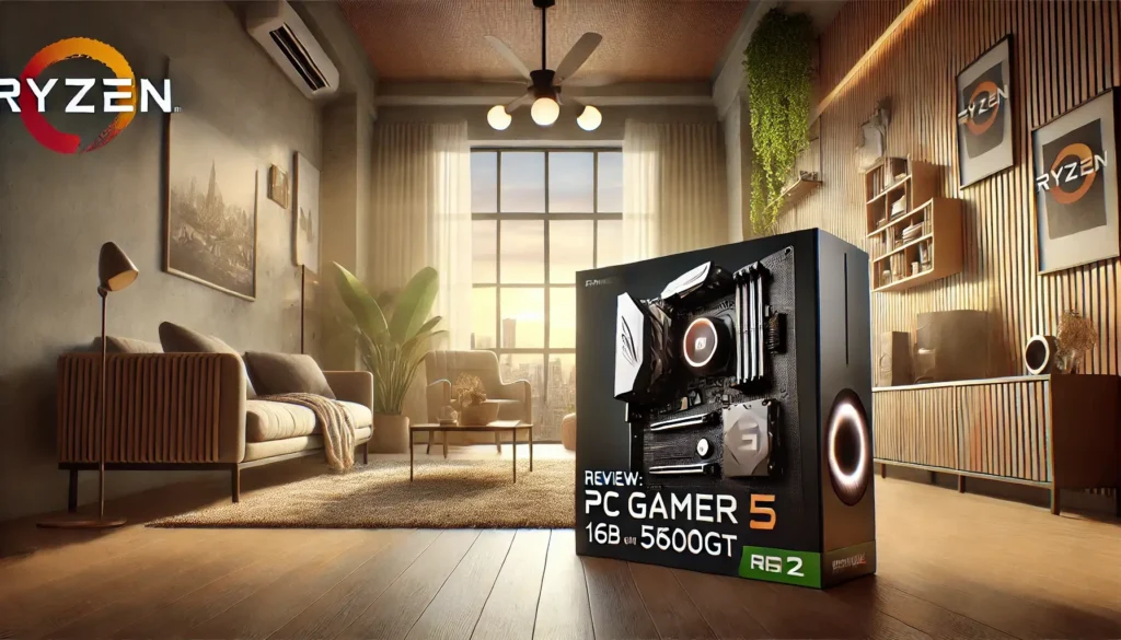 PC Gamer AMD Ryzen 5 5600GT com 16GB de RAM e SSD M.2