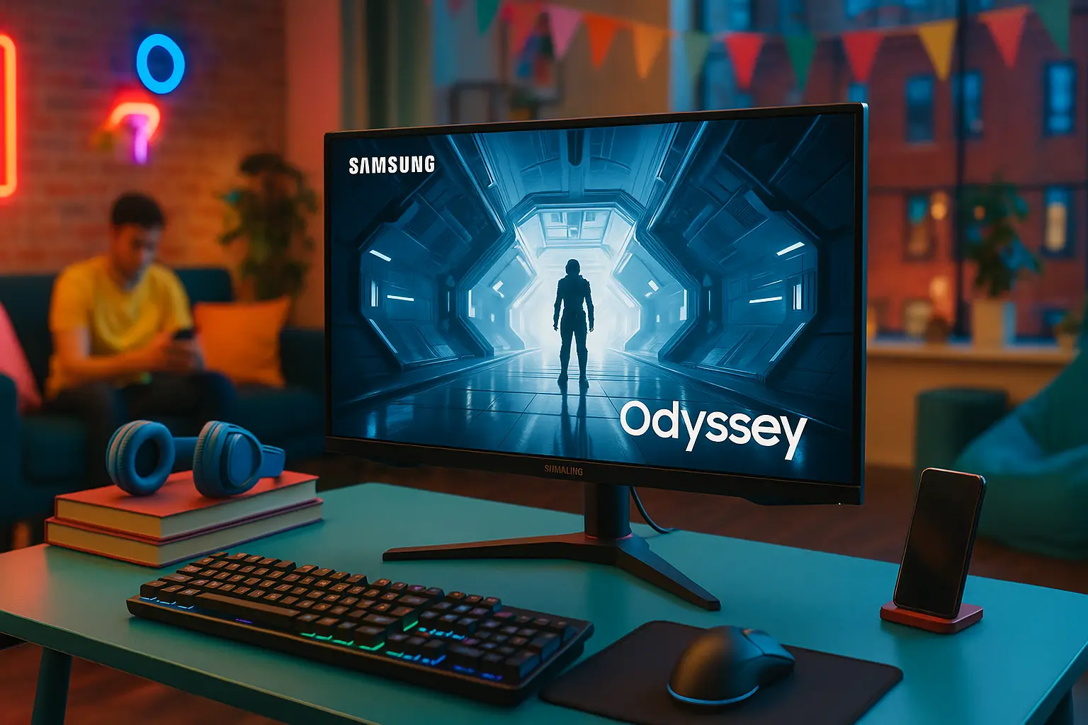 Samsung Odyssey 27" FHD 165Hz: Fluidez e Precisão Visual