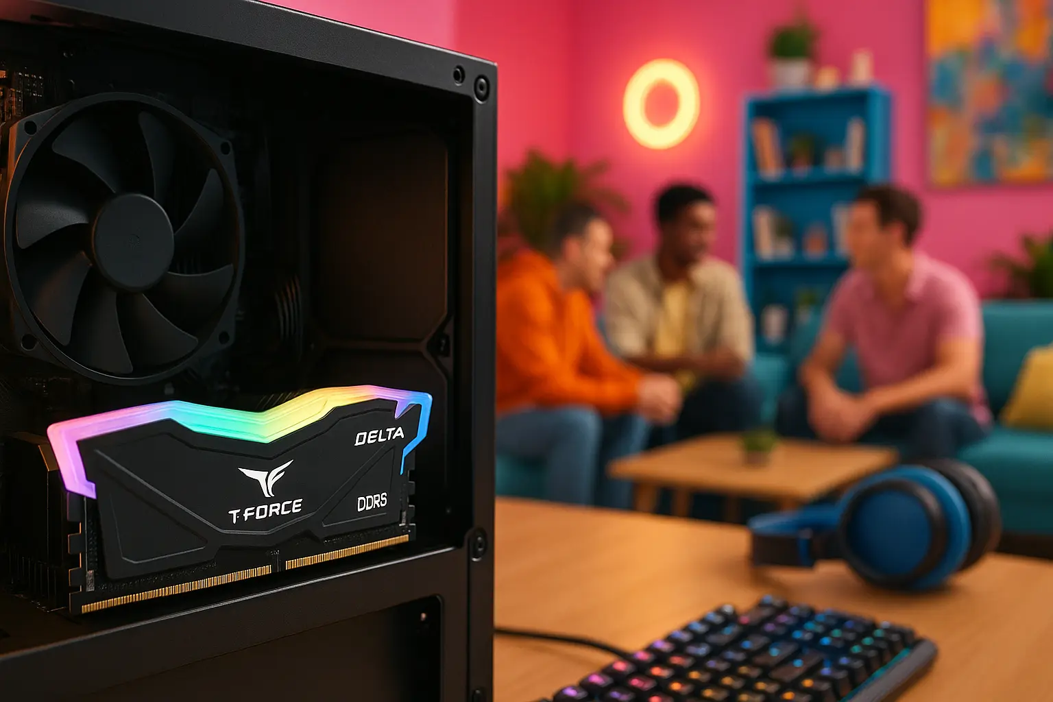 TEAMGROUP T-Force Delta DDR5 32GB: Potência RGB Certificada
